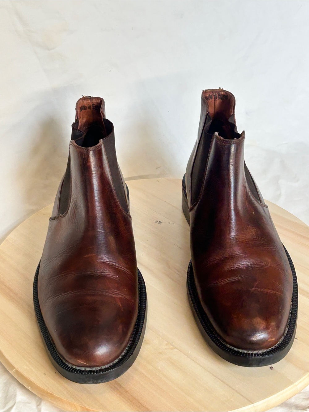 Men's Chelsea Boots in Dark Brown Leather Men’s 10* 43 EU (Brand Unknown)